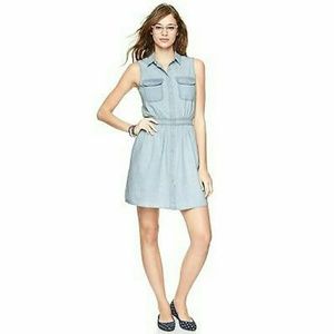 GAP 1969 denim, sleeveless dress